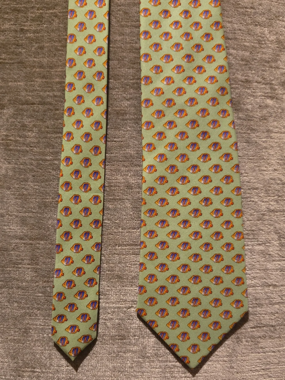 VTG J.Crew Tropical Fish Tie